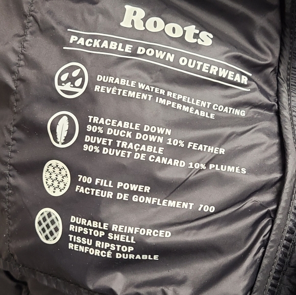 ROOTS Down Filled Packable Puffer DWR - Picture 6 of 8